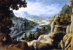  Tobias Verhaecht Mountainous River Landscape - Art Print