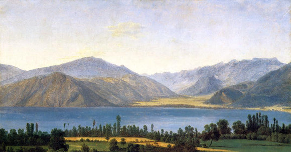  Jean-Joseph-Xavier Bidauld Mountains and a Lake - Art Print