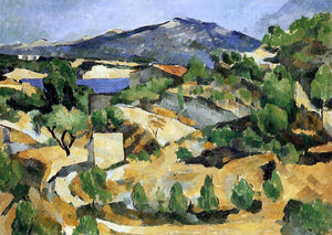  Paul Cezanne A Mountains in Provence (near L'Estaque) - Art Print