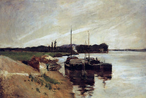  John Twachtman Mouth of the Seine - Art Print