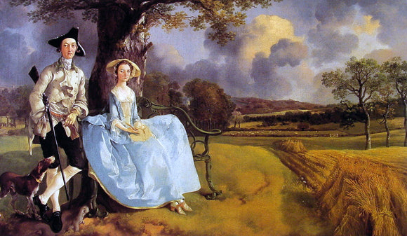  Thomas Gainsborough Mr and Mrs Andrews - Art Print