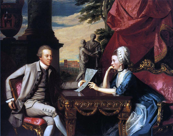  John Singleton Copley Mr. and Mrs. Ralph Izard (Alice Delancey) - Art Print