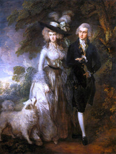  Thomas Gainsborough Mr and Mrs William Hallett ('The Morning Walk') - Art Print