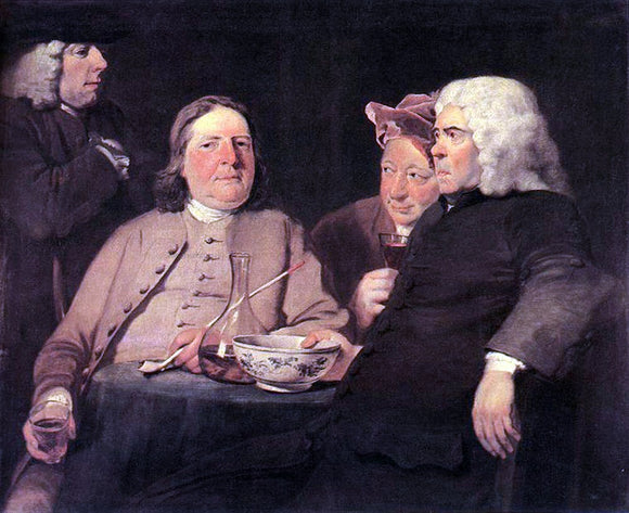  Joseph Highmore Mr. Oldham and his Friends - Art Print