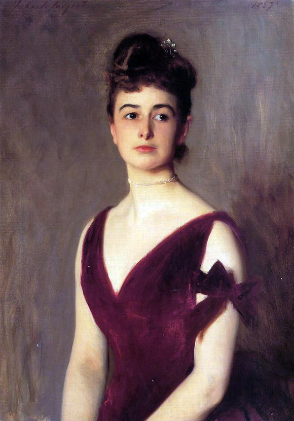  John Singer Sargent Mrs. Charles E. Inches nee Louise Pomeroy - Art Print