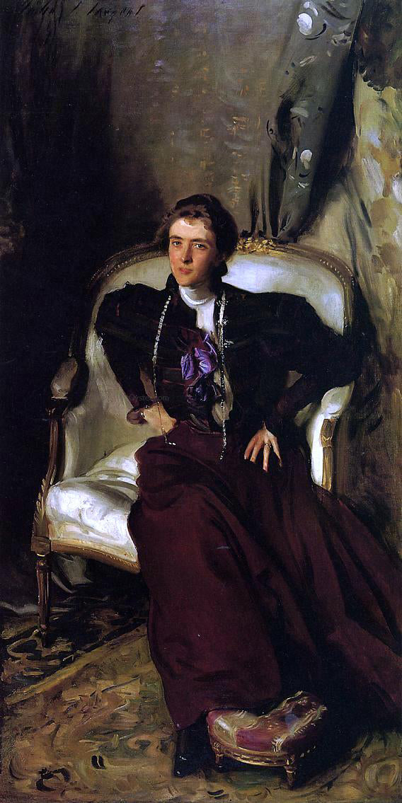  John Singer Sargent Mrs. Charles Thursby (Alice Brisbane) - Art Print