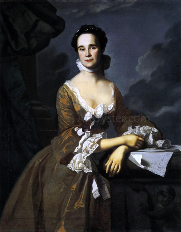  John Singleton Copley Mrs. Daniel Hubbard (Mary Greene) - Art Print