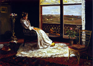  Robert Jenkins Onderdonk Mrs. E. B. Chandler in Her Room - Art Print
