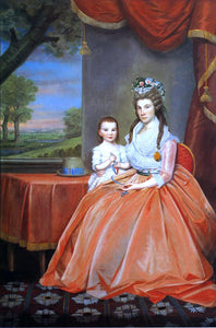  Ralph Earl Mrs. Elihaj Boardman and Son - Art Print