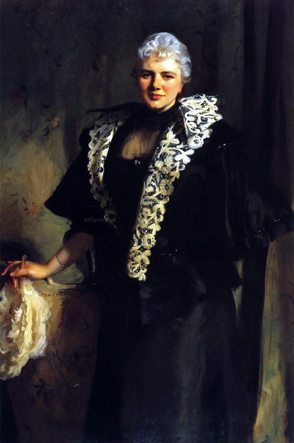  John Singer Sargent Mrs. Ernest Hill (Constance Malanie Wynne-Roberts) - Art Print