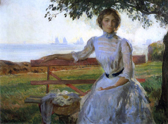  Joseph DeCamp Mrs. Ernest Major - Art Print