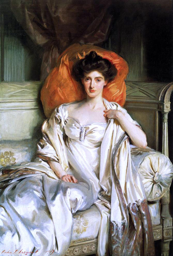  John Singer Sargent Mrs. Huth Jackson (Clara Annabel Caroline Grant Duff) - Art Print