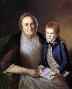  Charles Willson Peale Mrs. James Smith and Grandson - Art Print