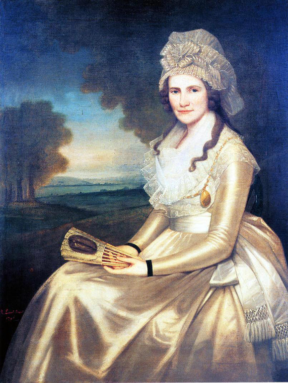  Ralph Earl Mrs. Jared Lane (Apphia Ruggles) - Art Print