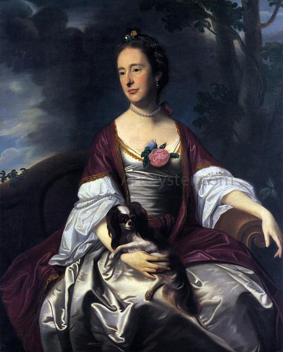  John Singleton Copley Mrs. Jerathmael Bowers - Art Print