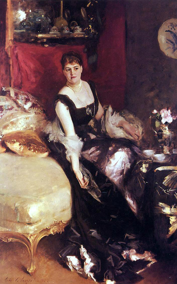  John Singer Sargent Mrs. Kate A More - Art Print
