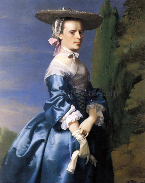  John Singleton Copley Mrs. Nathaniel Allen (Sarah Sargnet) - Art Print