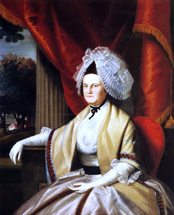  Ralph Earl Mrs. Oliver Wolcott (Laura Collins) - Art Print