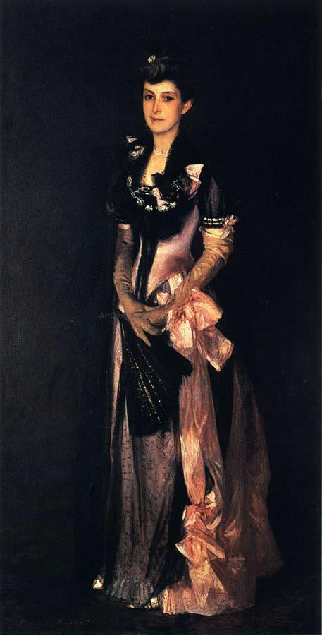  John Singer Sargent Mrs. Richard H. Derby - Art Print