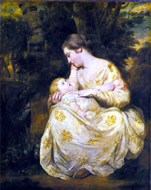  Sir Joshua Reynolds Mrs. Susanna Hoare and Child - Art Print