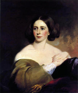  Thomas Sully Mrs. Thomas Fitzgerald (Sarah Leveing Riter) - Art Print