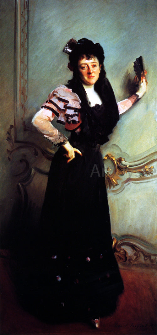  John Singer Sargent Mrs. Walter Bacon (Virginia Purdy Barker) - Art Print