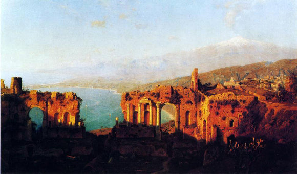  William Stanley Haseltine Mt. Etna from Taormina - Art Print