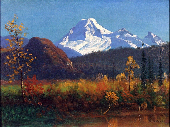  Albert Bierstadt Mt. Rainier from the Southwest - Art Print