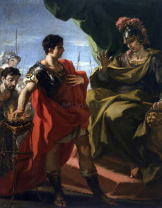  Giovanni Antonio Pellegrini Mucius Scaevola Before Porsenna - Art Print