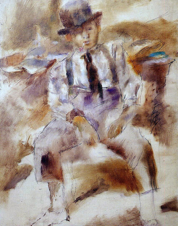  Jules Pascin Mulatto with Bowler Hat - Art Print