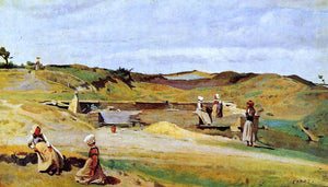  Jean-Baptiste-Camille Corot Mur (also known as Cotes-du-Nord) - Art Print
