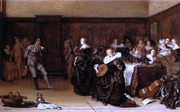  Pieter Codde Musical Company - Art Print