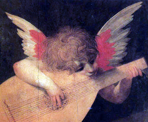  Rosso Fiorentino A Musician Angel - Art Print