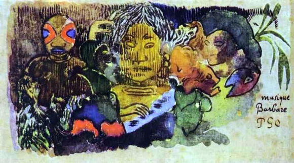  Paul Gauguin Musique Barbare - Art Print