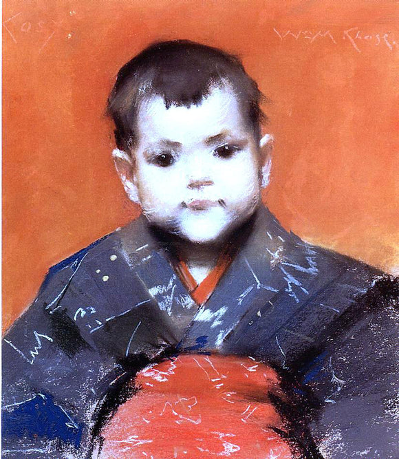  William Merritt Chase My Baby (also known as Cosy) - Art Print