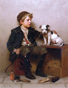  John George Brown My Best Friend - Art Print