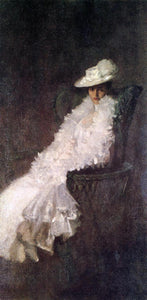  William Merritt Chase My Daughter Dieudonnee (also known as Alice Dieudonnee Chase) - Art Print