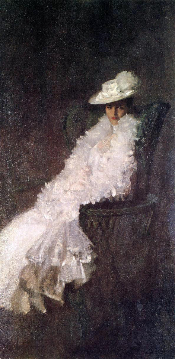  William Merritt Chase My Daughter Dieudonnee (also known as Alice Dieudonnee Chase) - Art Print