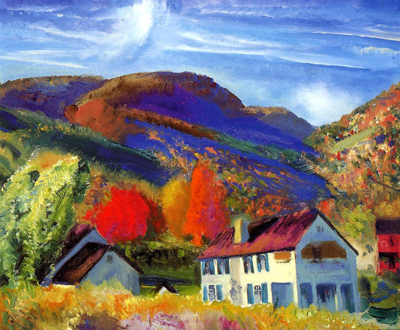  George Wesley Bellows My House, Woodstock - Art Print