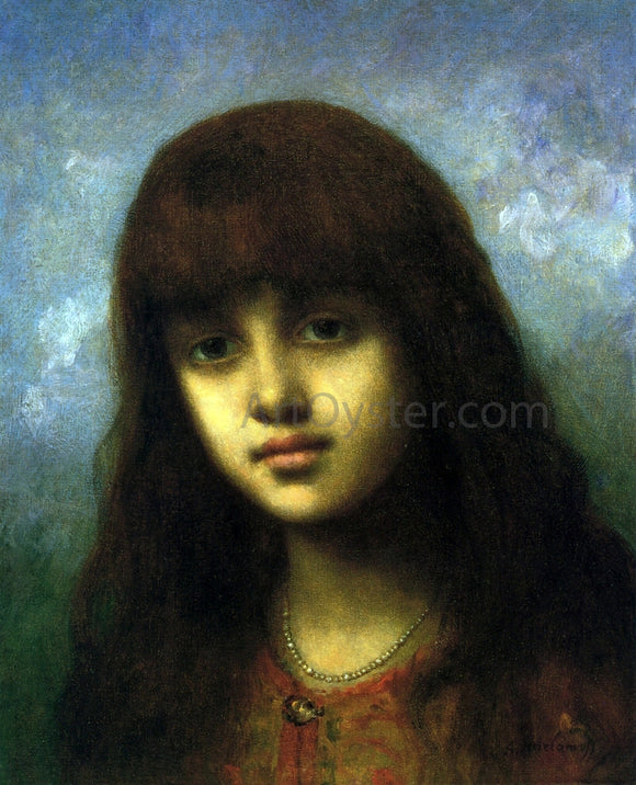  Alexei Alexeievich Harlamoff My Little Model - Art Print