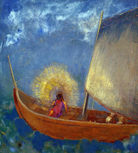  Odilon Redon Mysterious Boat - Art Print