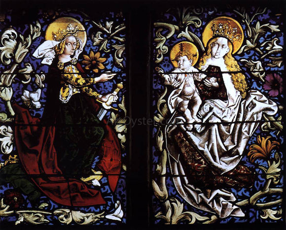  Peter Hemmel Von Andlau Mystic Marriage of St Catherine - Art Print