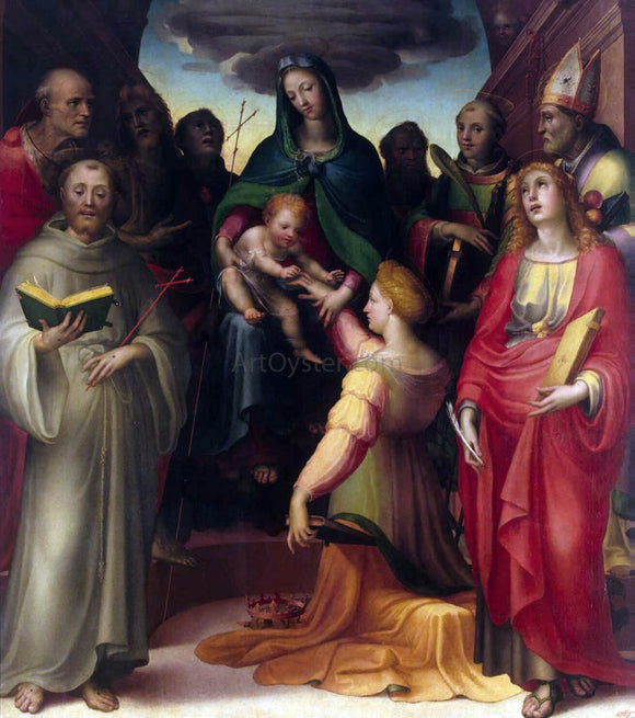  Domenico Beccafumi Mystical Marriage of St Catherine - Art Print