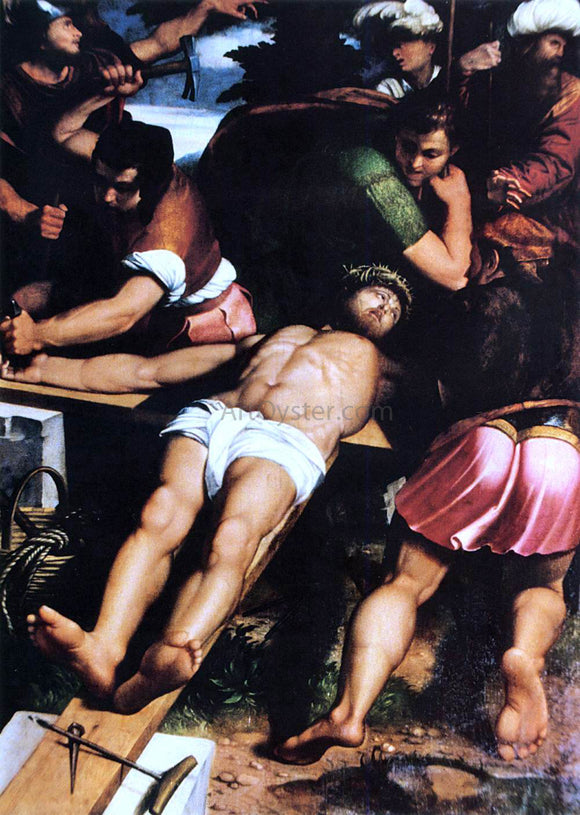  Callisto Piazza Da Lodi Nailing of Christ to the Cross - Art Print