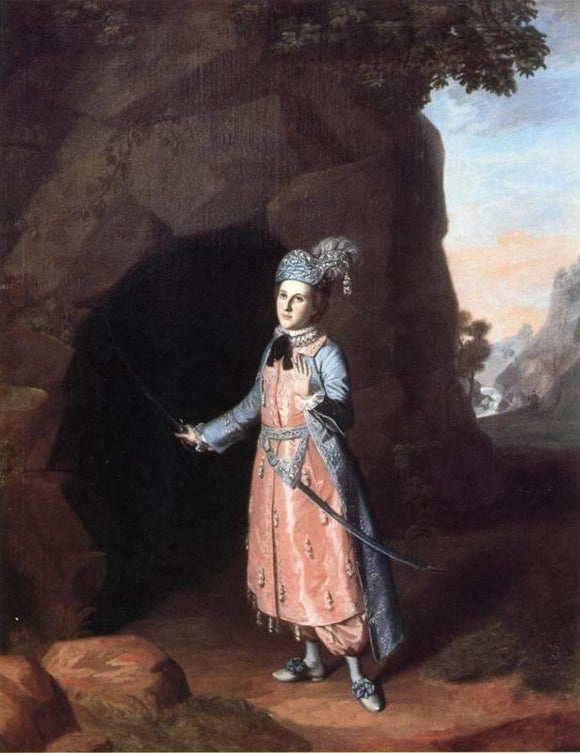  Charles Willson Peale Nancy Hallam as Fidele in Shakespeare's Cymbeline - Art Print