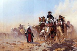  Jean-Leon Gerome Napoleon and His General Staff - Art Print