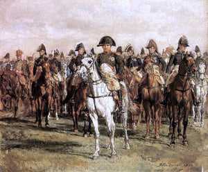  Jean-Louis Ernest Meissonier Napoleon and His Staff - Art Print