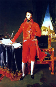  Jean-Auguste-Dominique Ingres Napoleon Bonaparte in the Uniform of the First Consul - Art Print