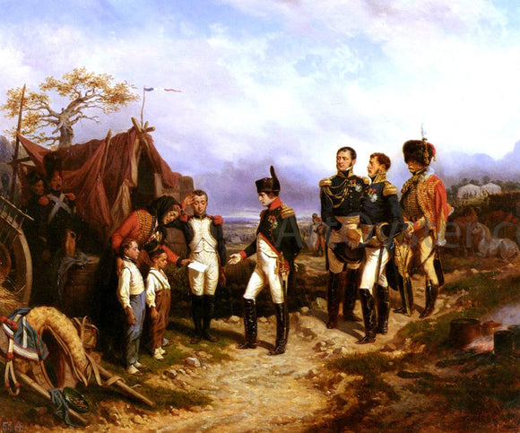  Hippolyte Bellange Napoleon Et Le Petit Messager - Art Print
