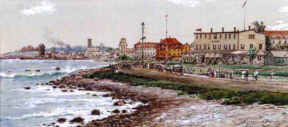  Edmund Darch Lewis Narragansett Pier in 1888 - Art Print